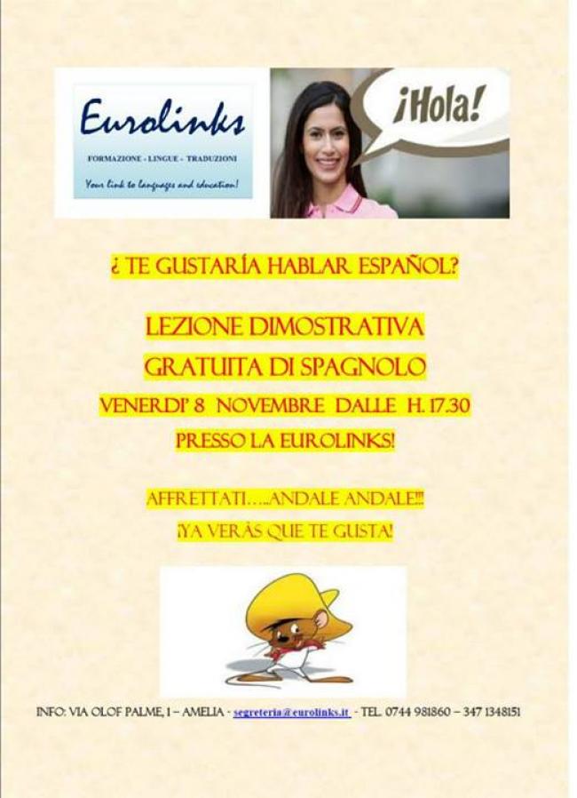 Corso di spagnolo eurolinks amelia terni umbria Corso di spagnolo eurolinks amelia terni umbria